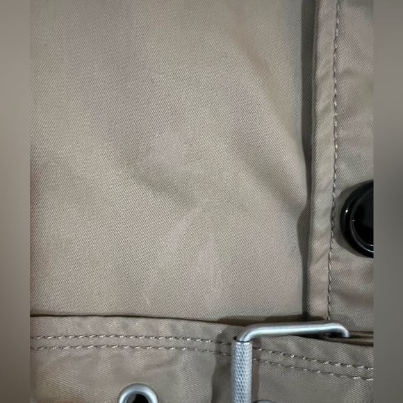 Zara Men’s Tan Trench Coat W/Belt Size L - Picture 8 of 16